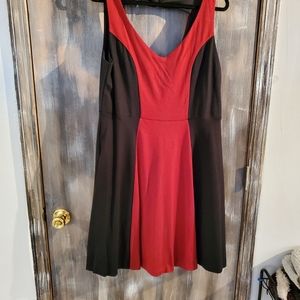 Black and red dress